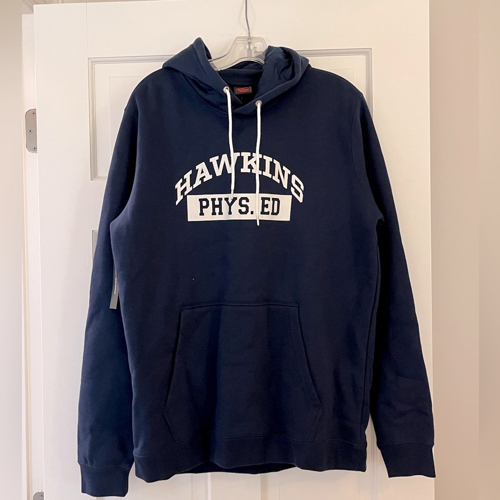 Navy x Stranger Things Hawkins High Hoodie